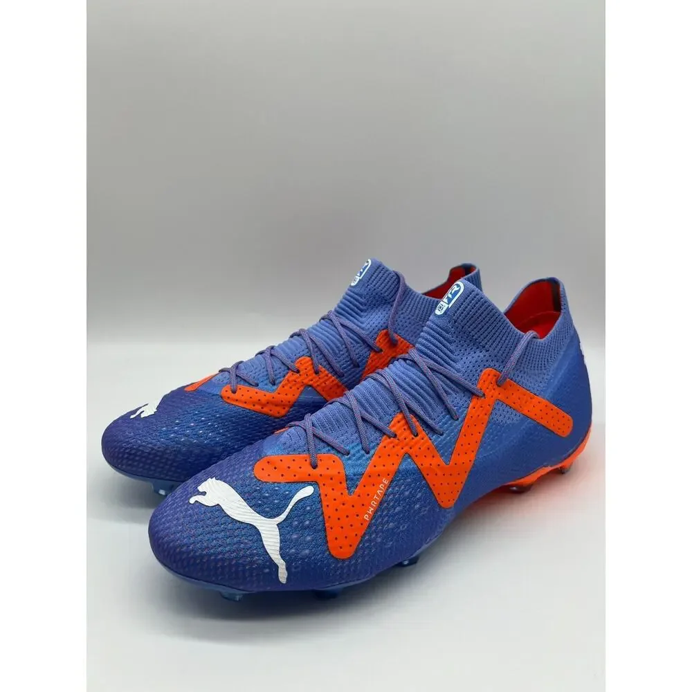 Puma Future Ultimate FG AG Soccer 107165 01 Blue Glimmer Men's Size 10.5